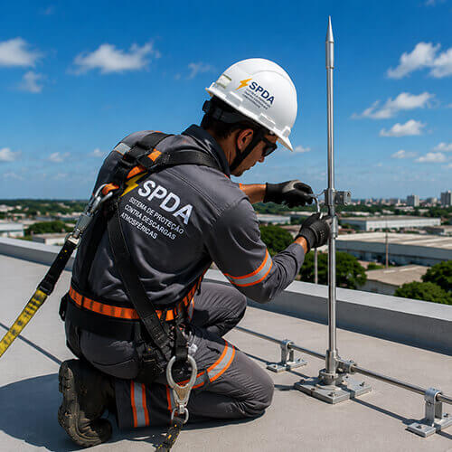 Instalação de Para-raios Industrial