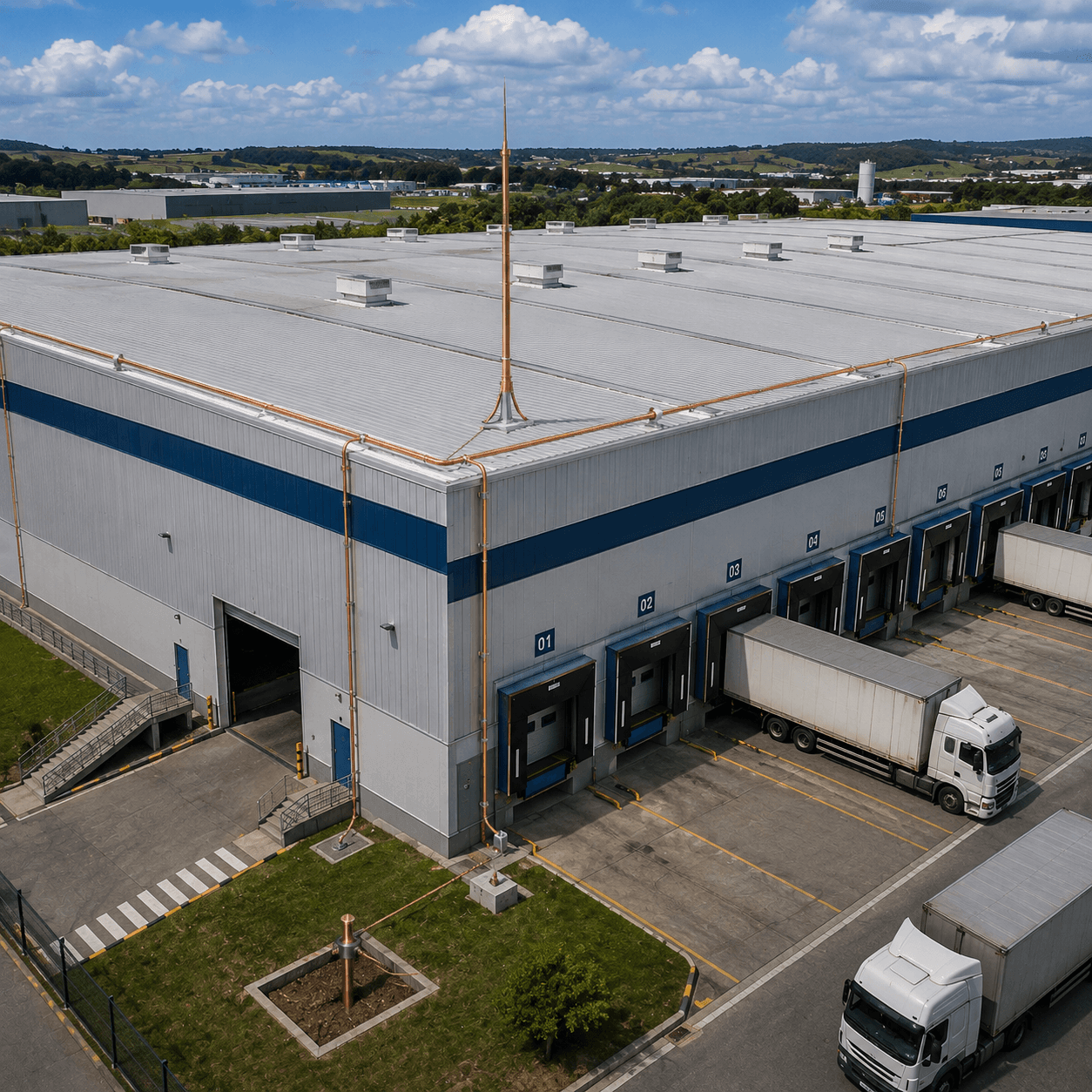 SPDA para Centro Logístico